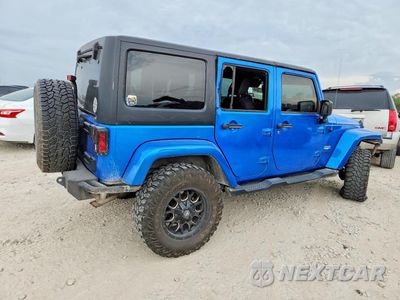 Trzecie zdjęcie samochodu z tyłu: 2015 JEEP WRANGLER UNLIMITED SAHARA VIN:1C4BJWEG5FL514738 - miniatura