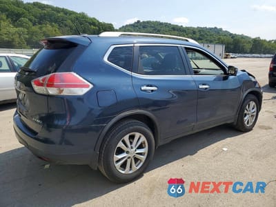 Trzecie zdjęcie samochodu z tyłu: 2015 NISSAN ROGUE SV VIN:KNMAT2MV3FP577229 - miniatura