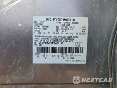 Zdjęcie 13 z 13 samochodu: 2023 FORD EDGE SEL VIN:2FMPK4J9XPBA31158 - miniatura