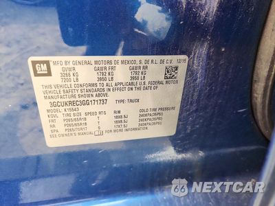 Zdjęcie 12 z 12 samochodu: 2016 CHEVROLET SILVERADO K1500 LT VIN:3GCUKREC3GG171737 - miniatura