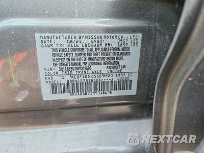 Zdjęcie 12 z 12 samochodu: 2021 NISSAN SENTRA S VIN:3N1AB8BV1MY318696 - miniatura