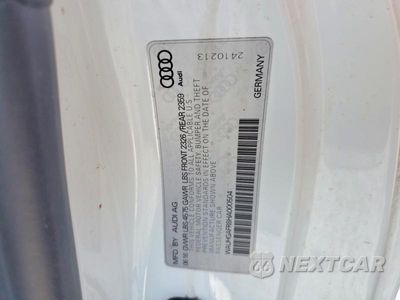 Zdjęcie 12 z 12 samochodu: 2017 AUDI A5 SPORT VIN:WAUHGAFR8HA000504 - miniatura