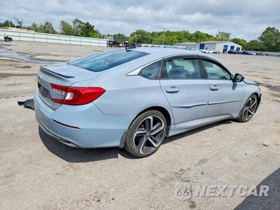 Trzecie zdjęcie samochodu z tyłu: 2022 HONDA ACCORD HYBRID SPORT VIN:1HGCV3F21NA023833 - miniatura
