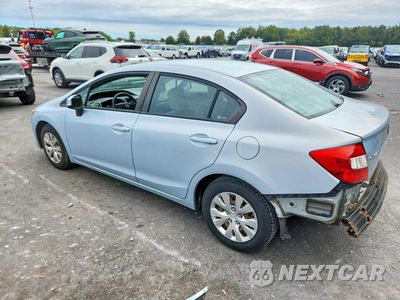 Drugie zdjęcie samochodu z przodu: 2012 HONDA CIVIC LX VIN:2HGFB2F59CH581843 - miniatura