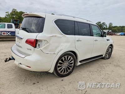 Trzecie zdjęcie samochodu z tyłu: 2016 INFINITI QX80 BASE VIN:JN8AZ2NE3G9120430 - miniatura