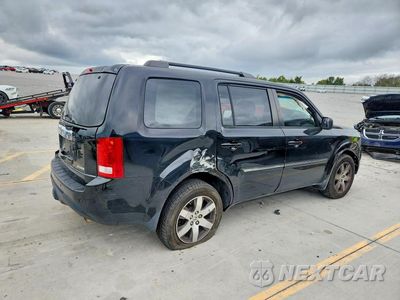 Trzecie zdjęcie samochodu z tyłu: 2012 HONDA PILOT TOURING VIN:5FNYF3H92CB035277 - miniatura