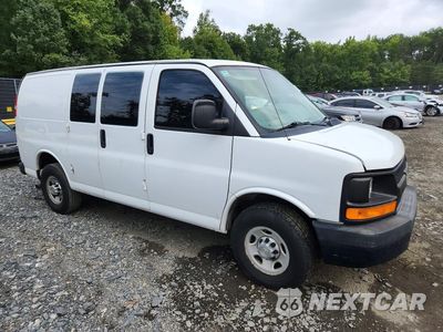 Czwarte zdjęcie samochodu z boku: 2014 CHEVROLET EXPRESS G2500 VIN:1GCWGFCA3E1102357 - miniatura