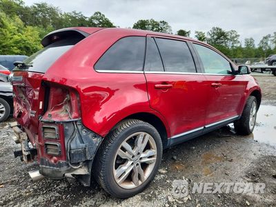 Trzecie zdjęcie samochodu z tyłu: 2014 FORD EDGE LIMITED VIN:2FMDK4KC7EBB73302 - miniatura