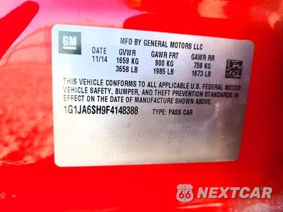 Zdjęcie 12 z 12 samochodu: 2015 CHEVROLET SONIC LS VIN:1G1JA6SH9F4148388 - miniatura