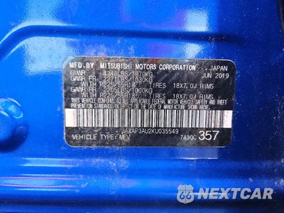 Zdjęcie 13 z 13 samochodu: 2019 MITSUBISHI OUTLANDER SPORT ES VIN:JA4AP3AU2KU035549 - miniatura