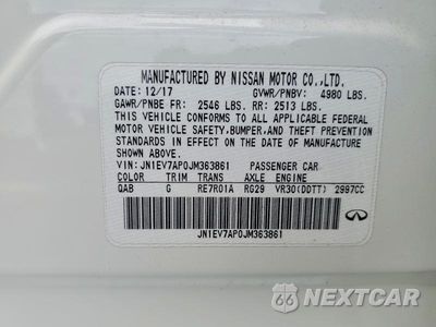 Zdjęcie 12 z 12 samochodu: 2018 INFINITI Q50 3.0T LUXE VIN:JN1EV7AP0JM363861 - miniatura