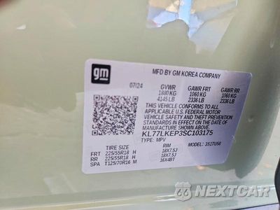 Zdjęcie 14 z 14 samochodu: 2025 CHEVROLET TRAX ACTIV VIN:KL77LKEP3SC103175 - miniatura