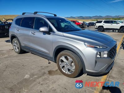 Czwarte zdjęcie samochodu z boku: 2023 HYUNDAI SANTA FE SEL VIN:5NMS24AJ7PH498581 - miniatura