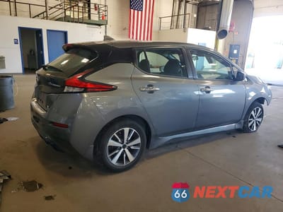 Trzecie zdjęcie samochodu z tyłu: 2020 NISSAN LEAF S PLUS VIN:1N4BZ1BP9LC304421 - miniatura