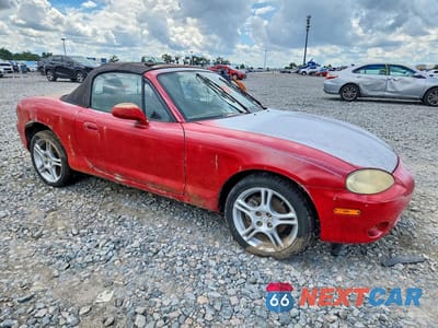 Czwarte zdjęcie samochodu z boku: 2005 MAZDA MX-5 MIATA BASE VIN:JM1NB353150414335 - miniatura