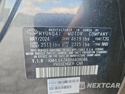 Zdjęcie 12 z 12 samochodu: 2024 HYUNDAI SONATA SEL VIN:KMHL64JA6RA408046 - miniatura