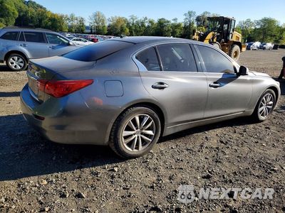 Trzecie zdjęcie samochodu z tyłu: 2015 INFINITI Q50 BASE VIN:JN1BV7AR3FM411025 - miniatura