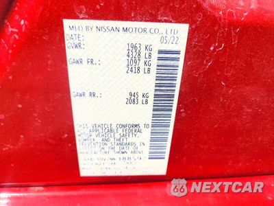 Zdjęcie 12 z 12 samochodu: 2022 NISSAN ALTIMA SV VIN:1N4BL4DV7NN388597 - miniatura