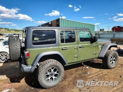 Trzecie zdjęcie samochodu z tyłu: 2020 JEEP WRANGLER UNLIMITED RUBICON VIN:1C4HJXFG5LW327430 - miniatura