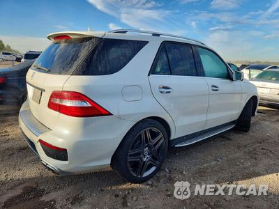 Trzecie zdjęcie samochodu z tyłu: 2014 MERCEDES-BENZ ML 63 AMG VIN:4JGDA7EB7EA354404 - miniatura