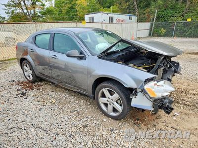 Czwarte zdjęcie samochodu z boku: 2013 DODGE AVENGER SE VIN:1C3CDZAB8DN665179 - miniatura