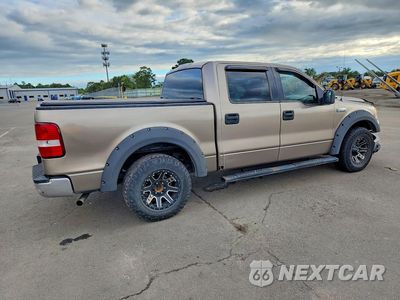 Trzecie zdjęcie samochodu z tyłu: 2006 FORD F150 SUPERCREW VIN:1FTRW12W96KC75957 - miniatura