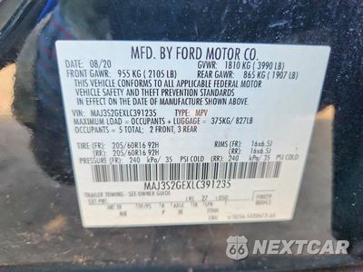 Zdjęcie 13 z 13 samochodu: 2020 FORD ECOSPORT SE VIN:MAJ3S2GEXLC391235 - miniatura