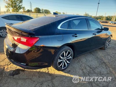Trzecie zdjęcie samochodu z tyłu: 2021 CHEVROLET MALIBU RS VIN:1G1ZG5ST4MF034526 - miniatura