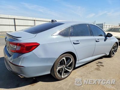 Trzecie zdjęcie samochodu z tyłu: 2022 HONDA ACCORD SPORT VIN:1HGCV1F36NA080493 - miniatura