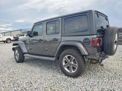 Drugie zdjęcie samochodu z przodu: 2018 JEEP WRANGLER UNLIMITED SAHARA VIN:1C4HJXEG9JW311018 - miniatura