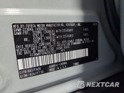 Zdjęcie 13 z 13 samochodu: 2022 TOYOTA RAV4 XLE VIN:4T3RWRFVXNU062652 - miniatura