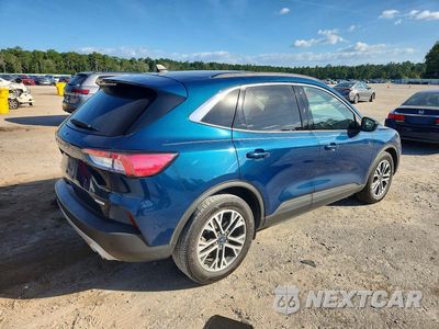 Trzecie zdjęcie samochodu z tyłu: 2020 FORD ESCAPE SEL VIN:1FMCU0H6XLUA93970 - miniatura