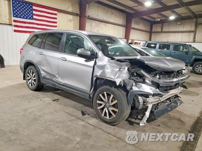Czwarte zdjęcie samochodu z boku: 2021 HONDA PILOT EXL VIN:5FNYF6H52MB022741 - miniatura