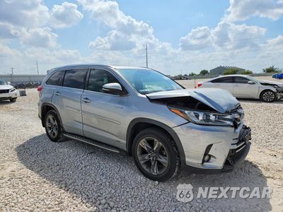 Czwarte zdjęcie samochodu z boku: 2017 TOYOTA HIGHLANDER HYBRID LIMITED PLATINUM VIN:5TDDGRFH1HS029823 - miniatura