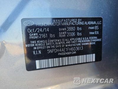Zdjęcie 12 z 12 samochodu: 2015 HYUNDAI ELANTRA SE VIN:5NPDH4AE1FH603613 - miniatura