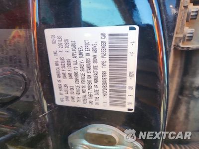 Zdjęcie 12 z 12 samochodu: 2008 HONDA ACCORD EXL VIN:1HGCP26828A097999 - miniatura