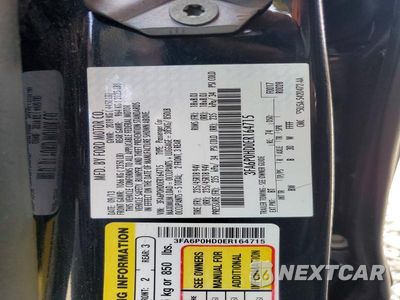Zdjęcie 12 z 12 samochodu: 2014 FORD FUSION SE VIN:3FA6P0HD0ER164715 - miniatura