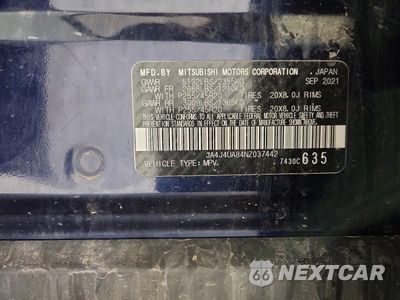Zdjęcie 14 z 14 samochodu: 2022 MITSUBISHI OUTLANDER SE VIN:JA4J4UA84NZ037442 - miniatura