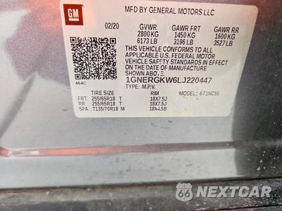 Zdjęcie 14 z 14 samochodu: 2020 CHEVROLET TRAVERSE LT VIN:1GNERGKW6LJ220447 - miniatura