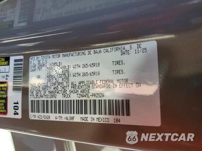 Zdjęcie 12 z 12 samochodu: 2026 TOYOTA TACOMA TRD OFF-ROAD VIN:3TMLB5JN4TM212092 - miniatura