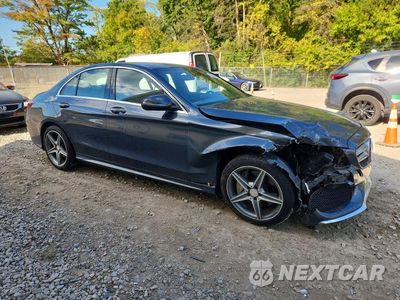 Czwarte zdjęcie samochodu z boku: 2016 MERCEDES-BENZ C 300 4MATIC VIN:55SWF4KB3GU117600 - miniatura