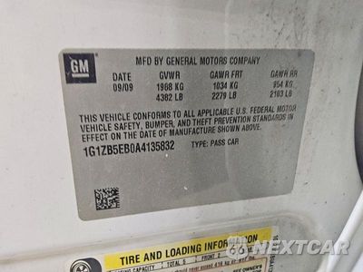 Zdjęcie 12 z 12 samochodu: 2010 CHEVROLET MALIBU LS VIN:1G1ZB5EB0A4135832 - miniatura