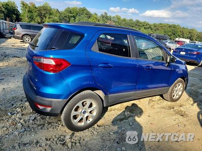 Trzecie zdjęcie samochodu z tyłu: 2019 FORD ECOSPORT SE VIN:MAJ3S2GE6KC303750 - miniatura