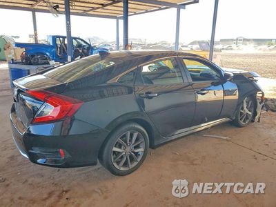 Trzecie zdjęcie samochodu z tyłu: 2019 HONDA CIVIC EX VIN:19XFC1F35KE202108 - miniatura