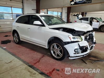 Czwarte zdjęcie samochodu z boku: 2016 AUDI Q5 PREMIUM PLUS VIN:WA1L2AFP8GA087033 - miniatura