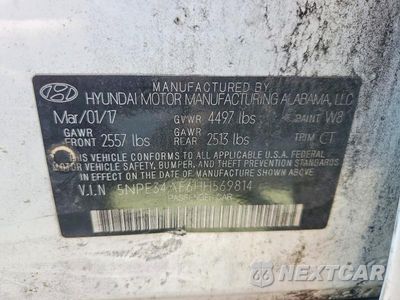 Zdjęcie 12 z 12 samochodu: 2017 HYUNDAI SONATA SPORT VIN:5NPE34AF6HH569814 - miniatura