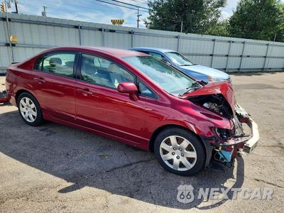 Czwarte zdjęcie samochodu z boku: 2010 HONDA CIVIC LX VIN:2HGFA1F57AH548950 - miniatura