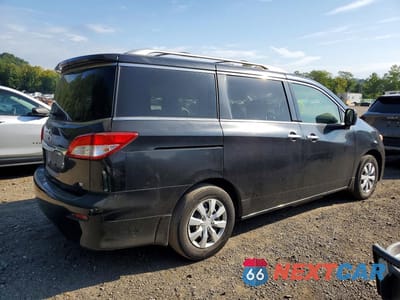 Trzecie zdjęcie samochodu z tyłu: 2012 NISSAN QUEST 3.5 S VIN:JN8AE2KP8C9045896 - miniatura