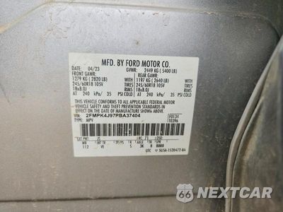 Zdjęcie 13 z 13 samochodu: 2023 FORD EDGE SEL VIN:2FMPK4J97PBA37404 - miniatura