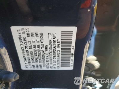 Zdjęcie 13 z 13 samochodu: 2015 HONDA CR-V EXL VIN:2HKRM4H77FH701828 - miniatura